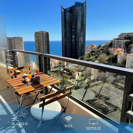 New Studio, Piscine Et Vue Mer • Proche De Monaco Beausoleil Exteriér fotografie