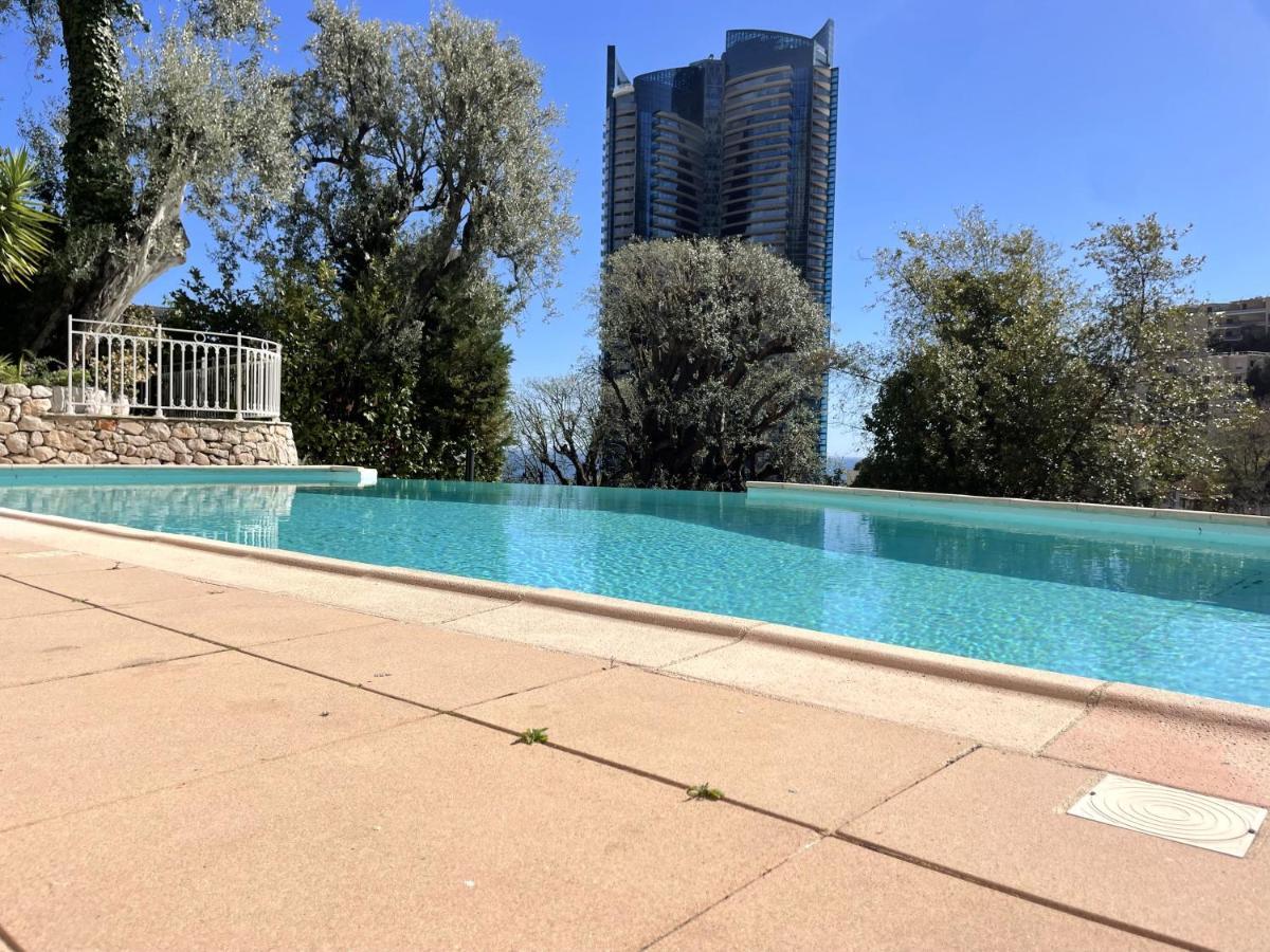 New Studio, Piscine Et Vue Mer • Proche De Monaco Beausoleil Exteriér fotografie